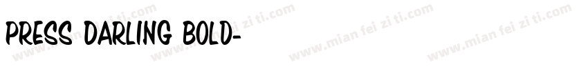 Press Darling Bold字体转换